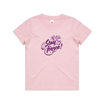 IWDA YOUTH Tee – Pink / Eggplant Thumbnail